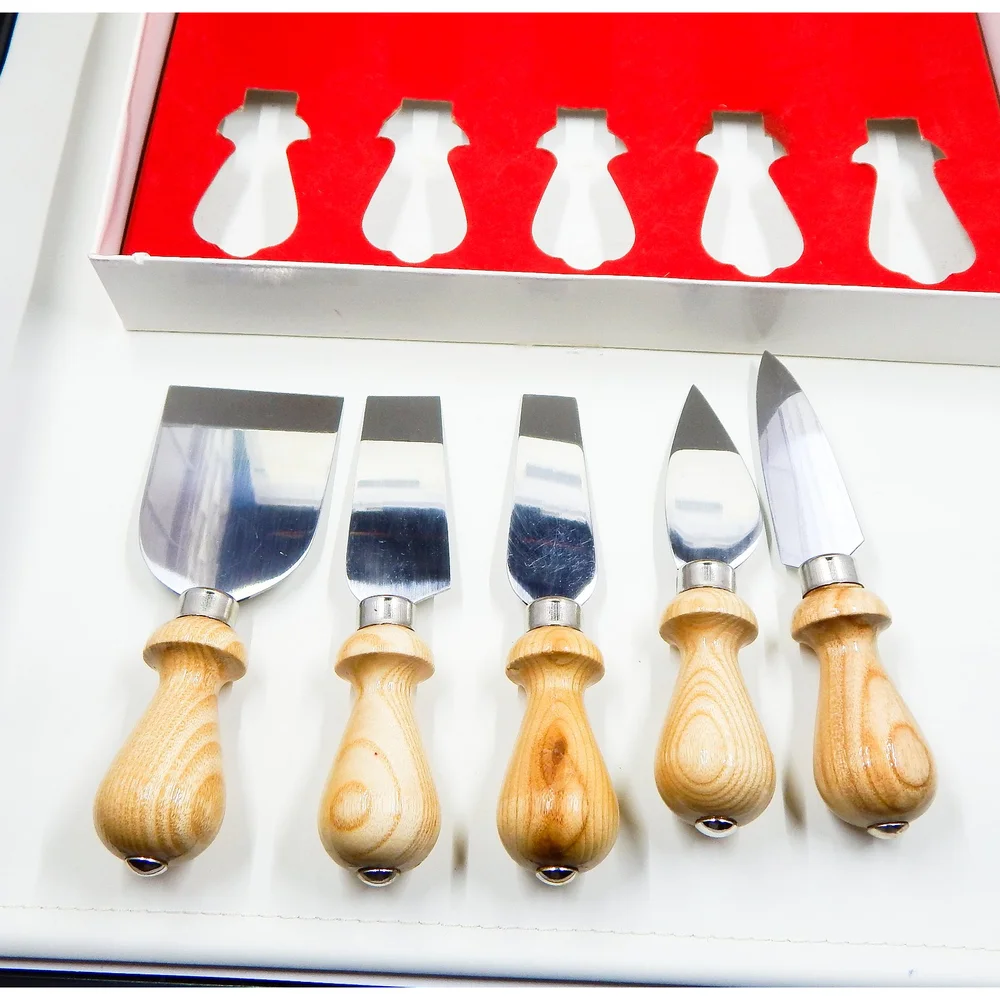 Williams Sonoma Italian 5 Piece Cheese Knives Spreaders Gift Set